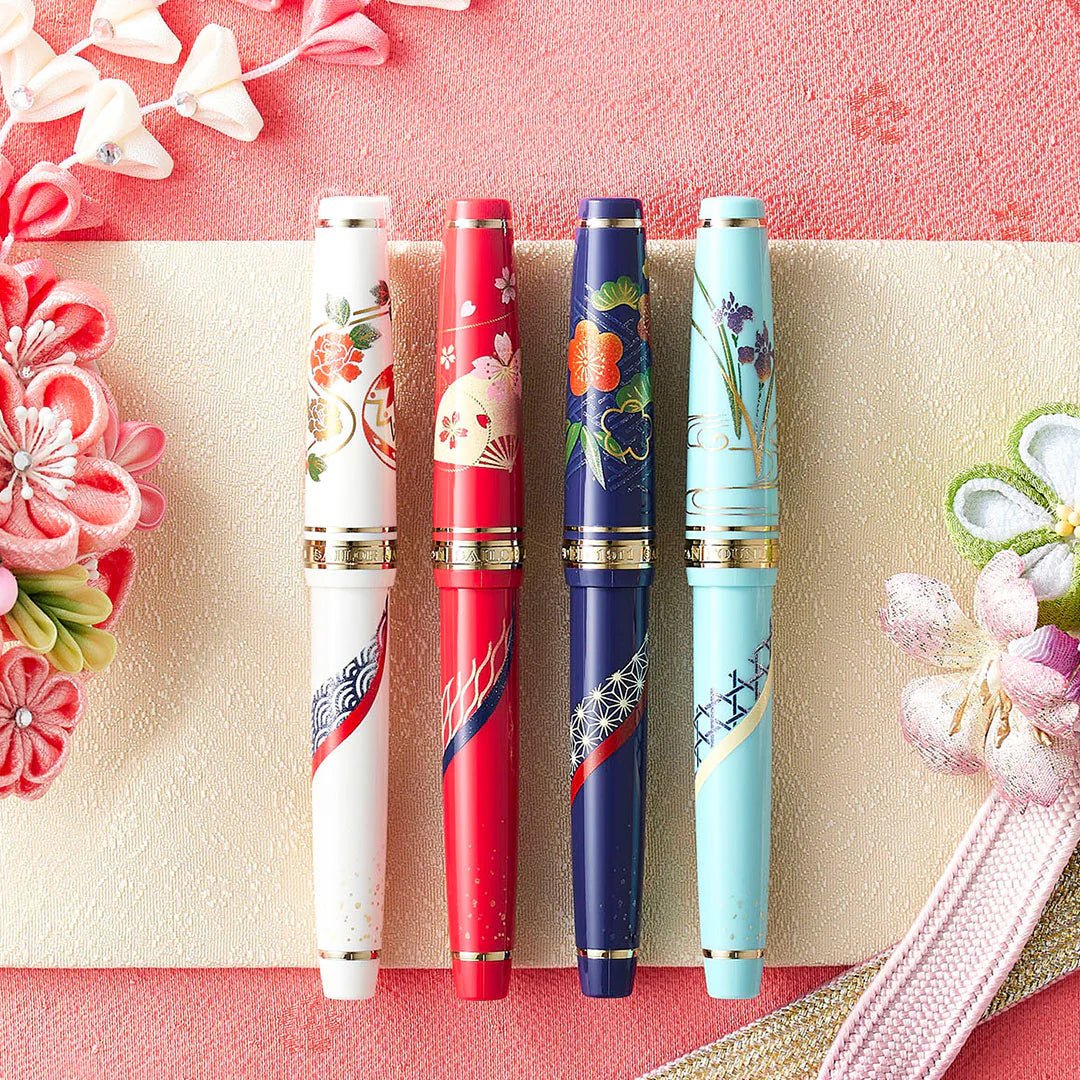 Stylo plume SAILOR Pro Gear Slim Kimono - Protective Charm - Fine (F) - 4901680178682