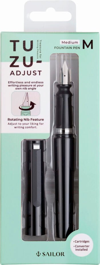 Stylo plume SAILOR Tuzu - Black - Fine (F) - 4901680174806