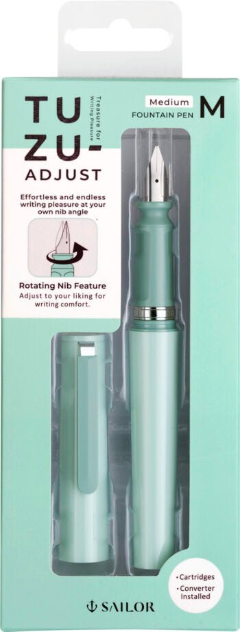 Stylo plume SAILOR Tuzu - Green - Fine (F) - 4901680174929