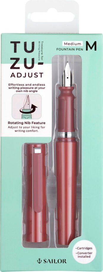 Stylo plume SAILOR Tuzu - Red - Fine (F) - 4901680174868