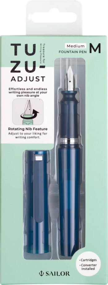 Stylo plume SAILOR Tuzu - Translucent Navy - Fine (F) - 4901680174899