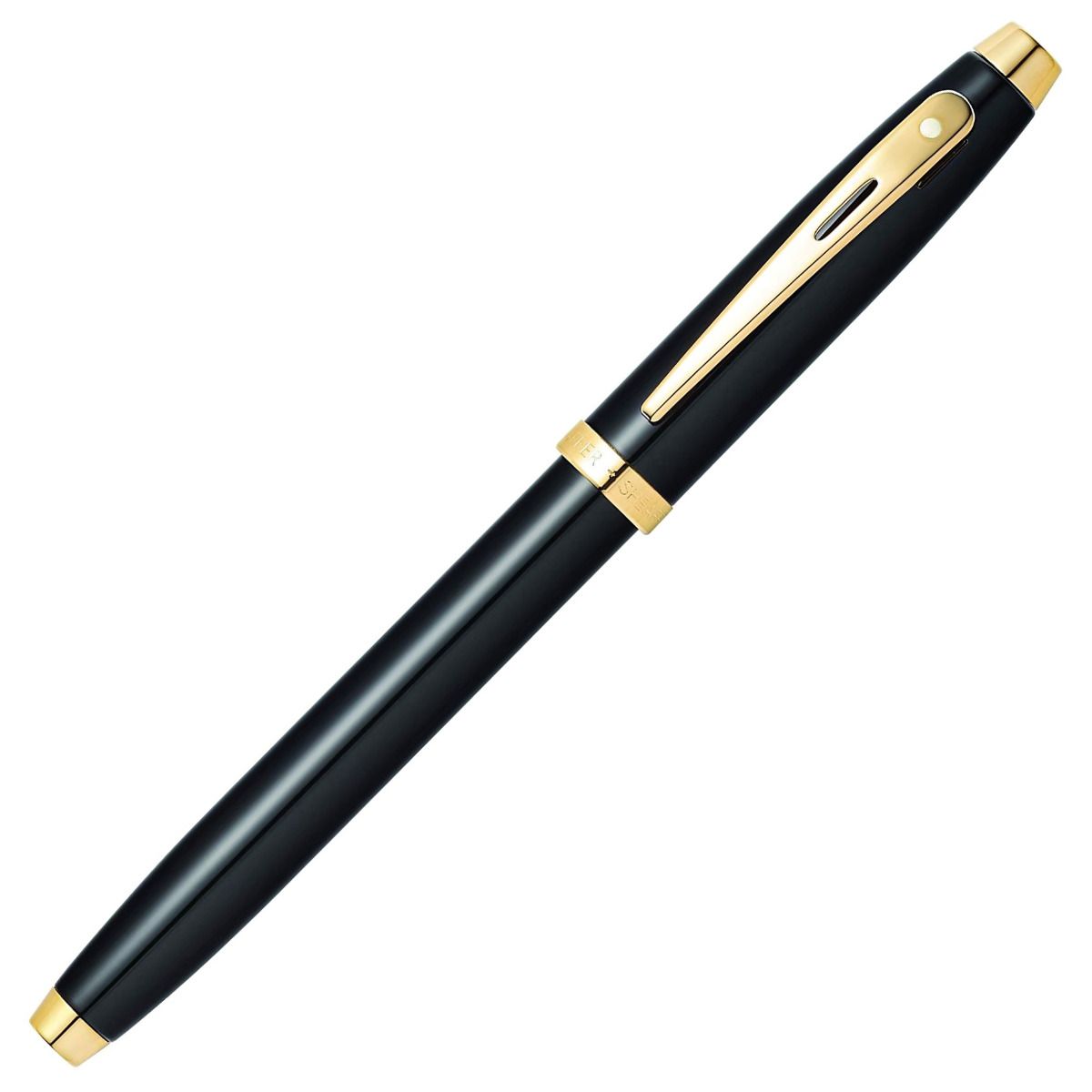 Stylo plume SHEAFFER 100 - Glossy Black GT - Fine (F) - 