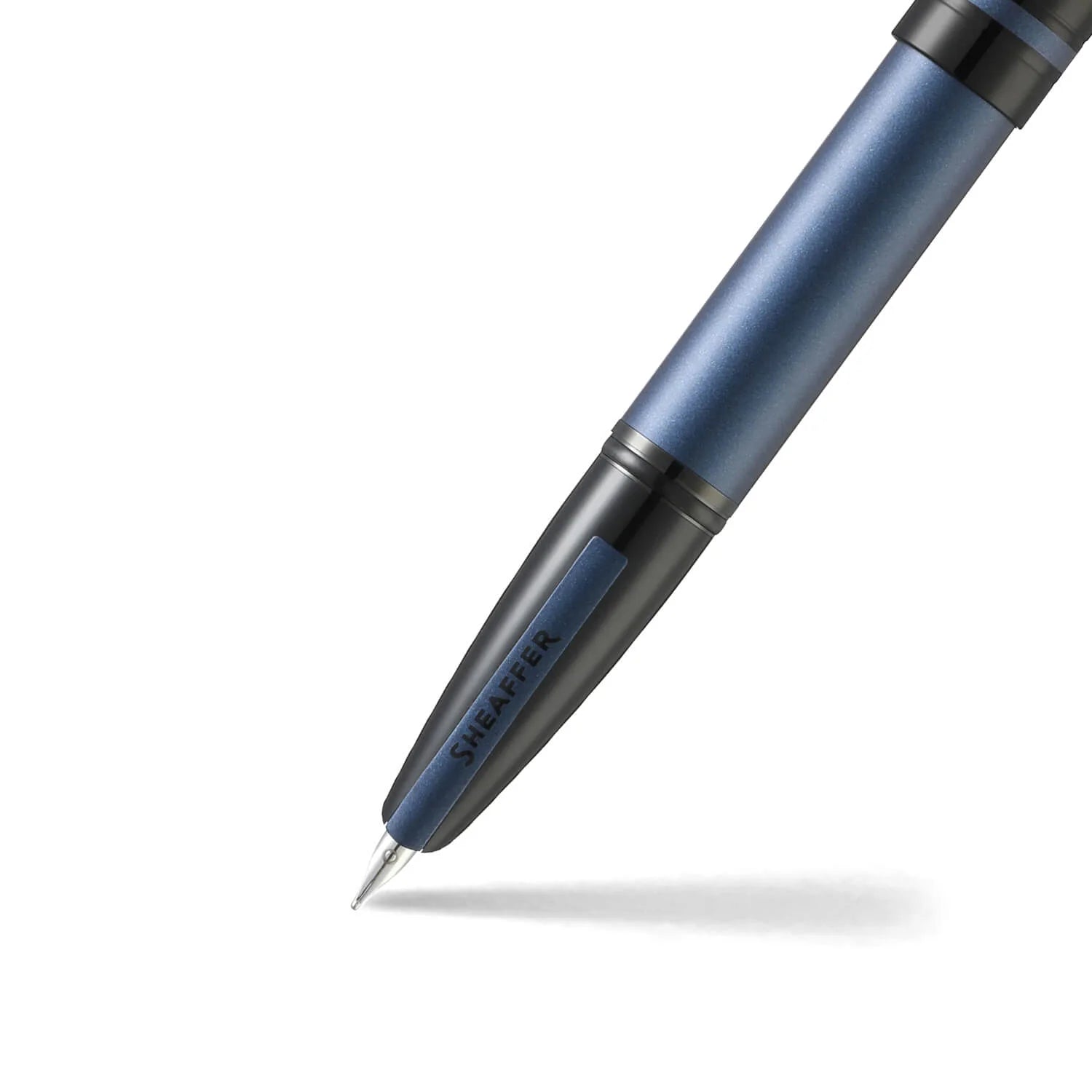 Stylo plume SHEAFFER Icon - Gloss Metallic Blue BT - Fine (F) - 0074040331455