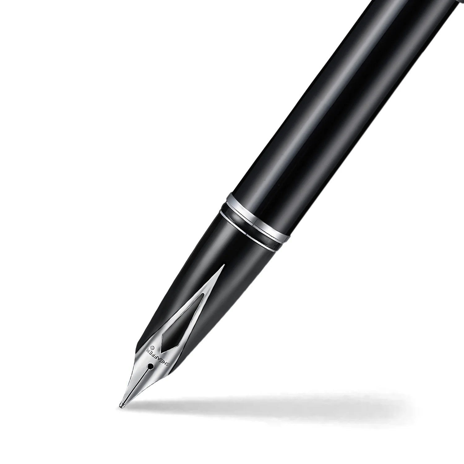 Stylo plume SHEAFFER Legacy - Glossy Black CT - Fine (F) - 