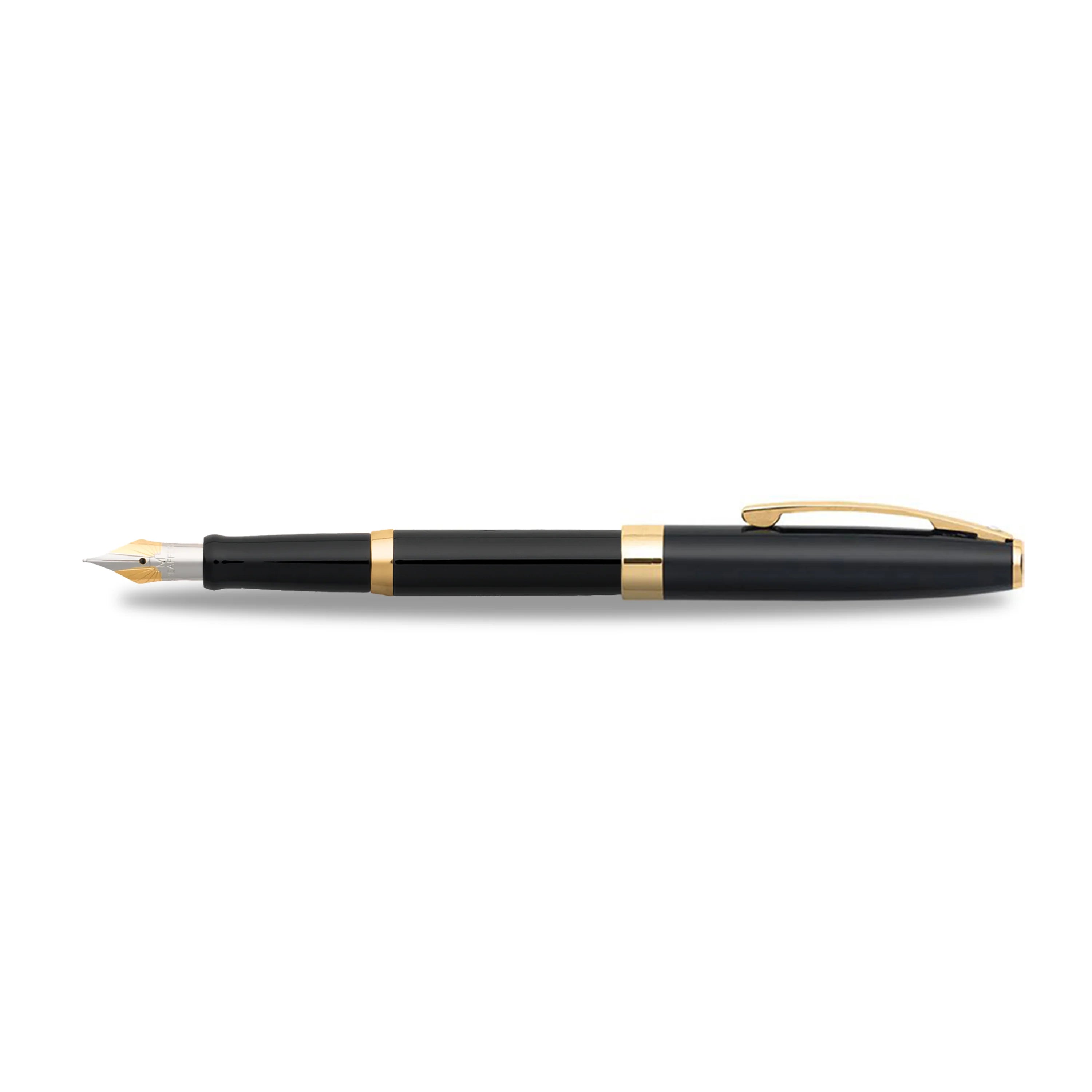 Stylo plume SHEAFFER Sagaris - Gloss Black GT - Fine (F) - 0074040003635