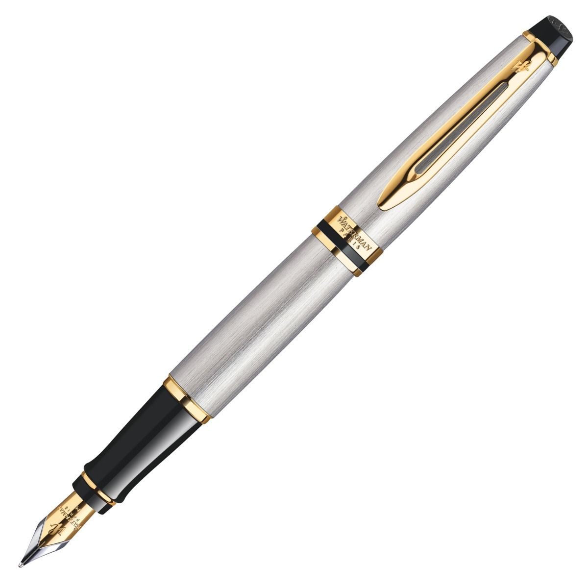 Stylo plume WATERMAN Expert - Acier Métallisé GT - Fine (F) - 3501170951941