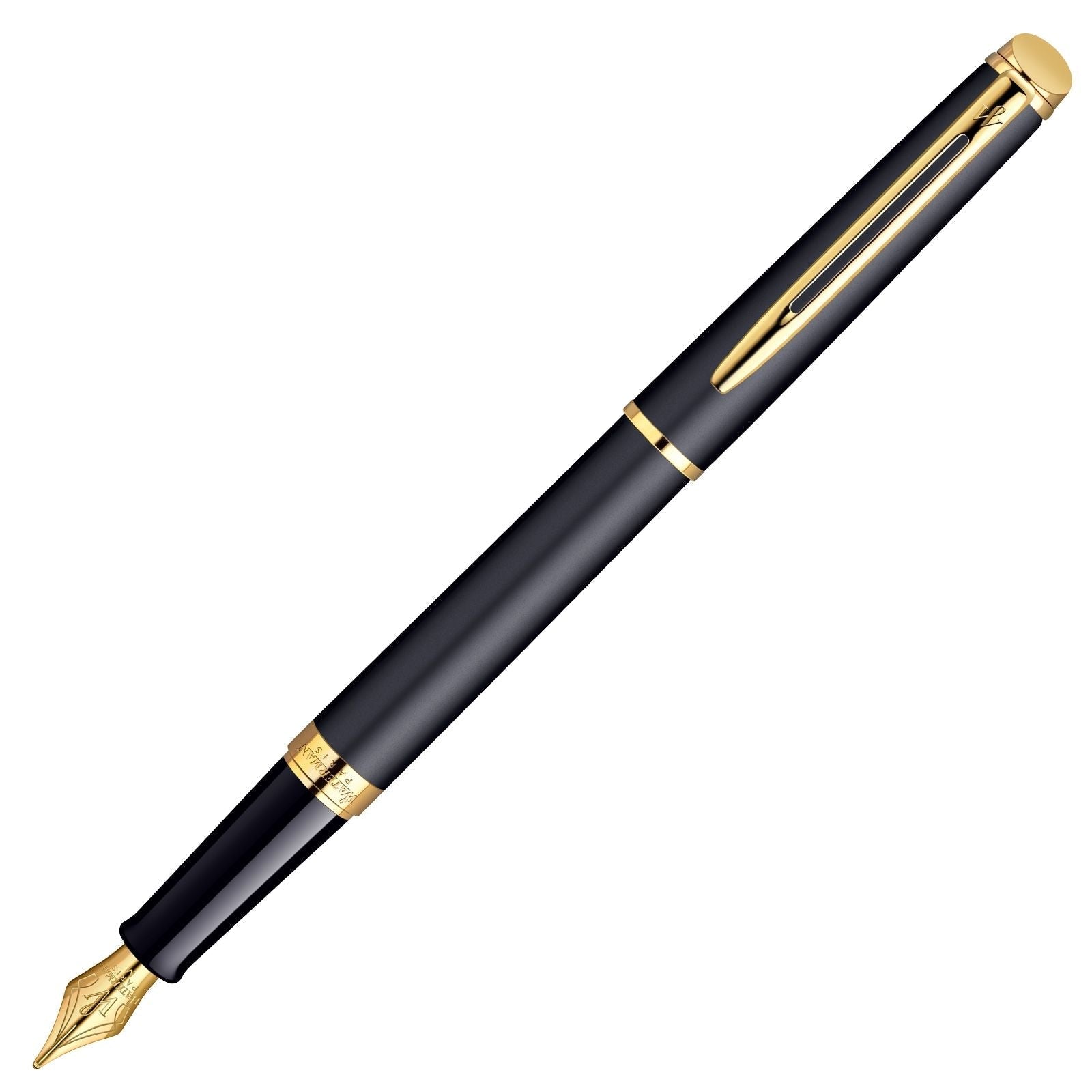 Stylo plume WATERMAN Hémisphère - Noir Mat GT - Fine (F) - 3501170920718