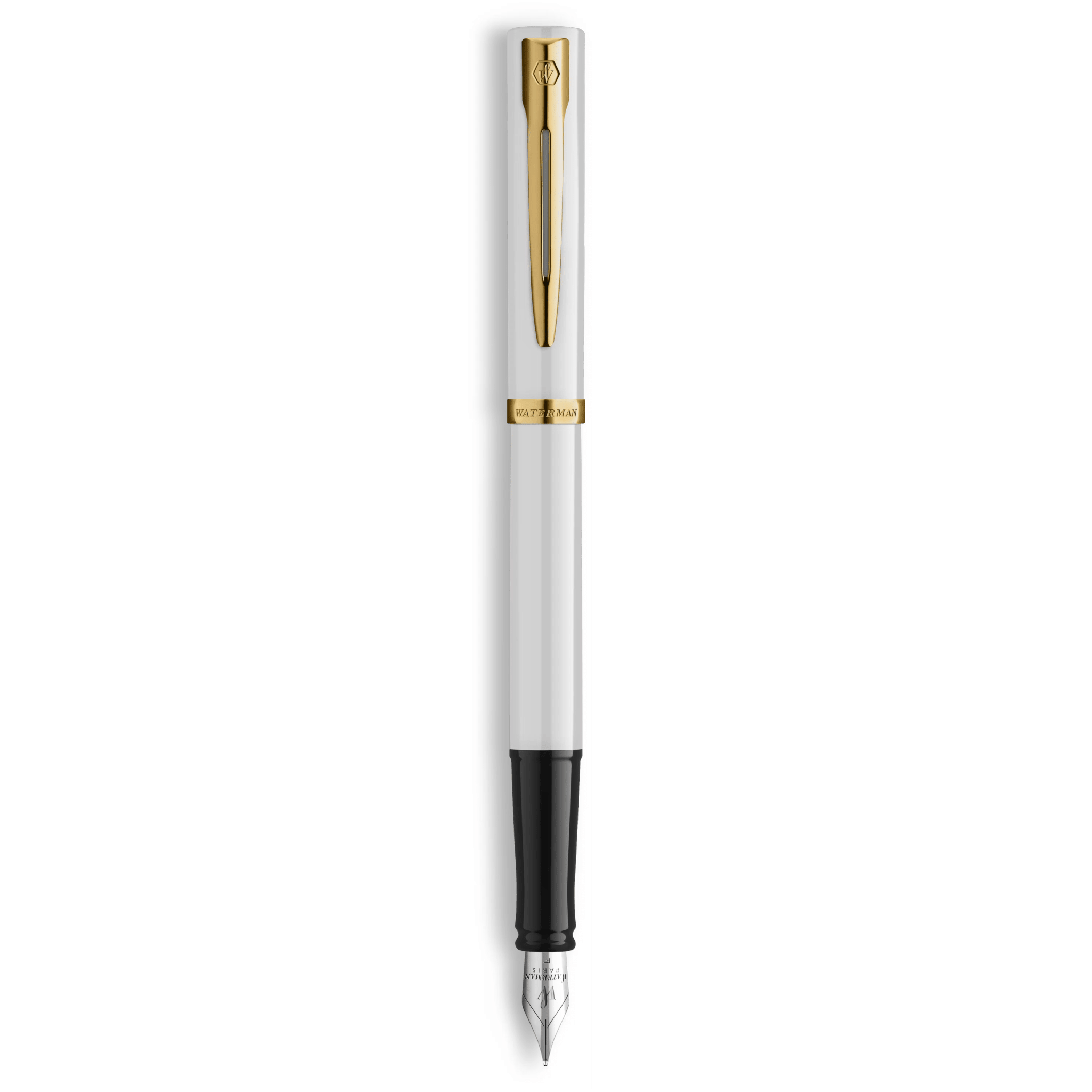 Stylo plume WATERMAN Impression - Blanc GT - Fine (F) - 