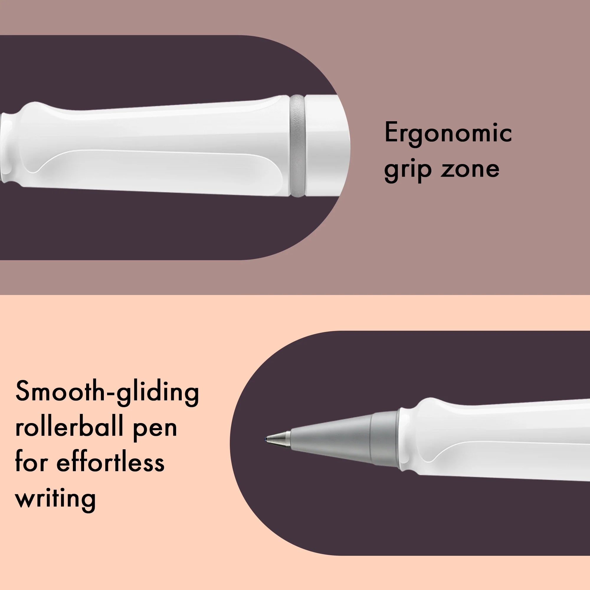 Stylo roller à cartouches LAMY safari - White - 4014519791256