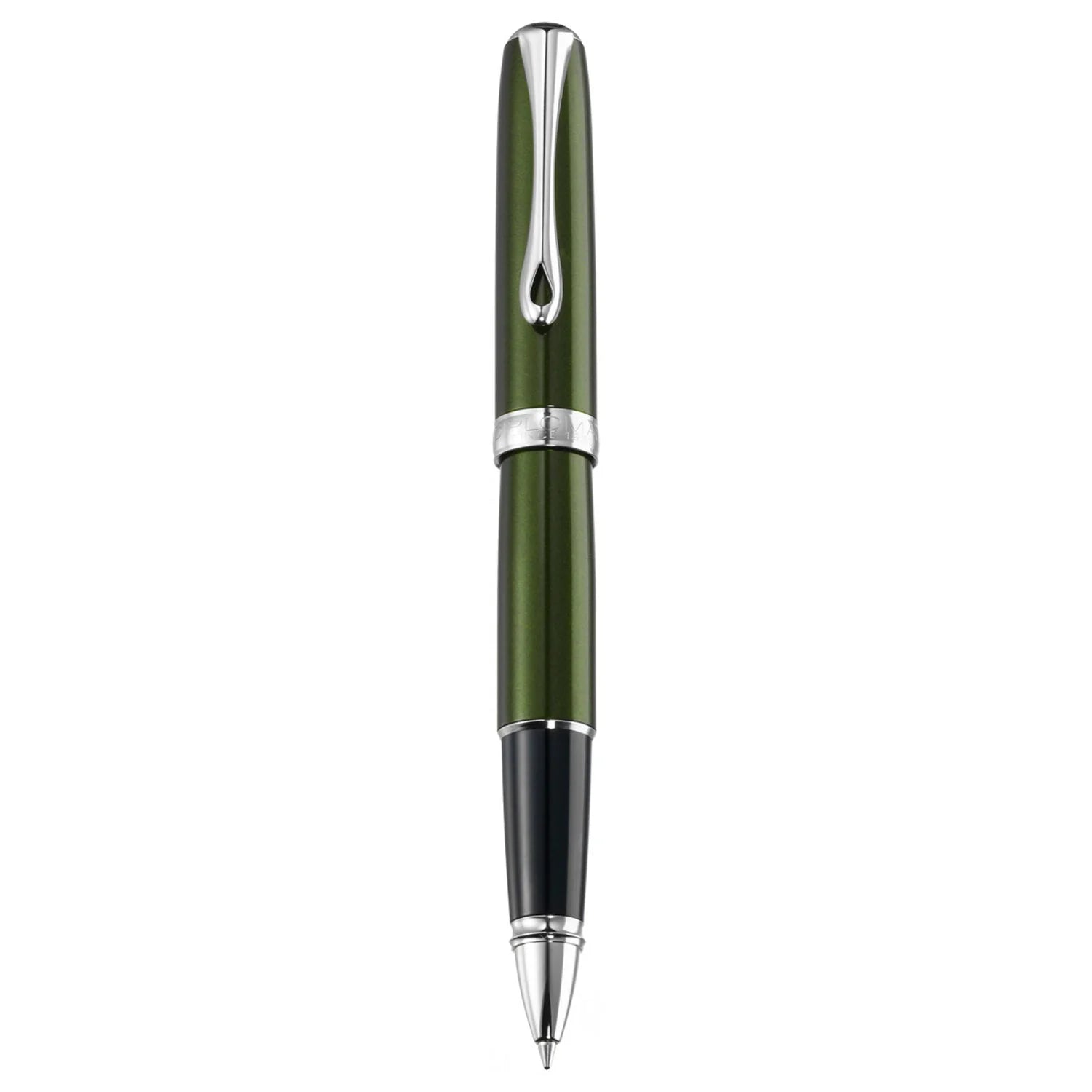 Stylo roller DIPLOMAT Excellence A2 - Evergreen Chrome - 4009746010881