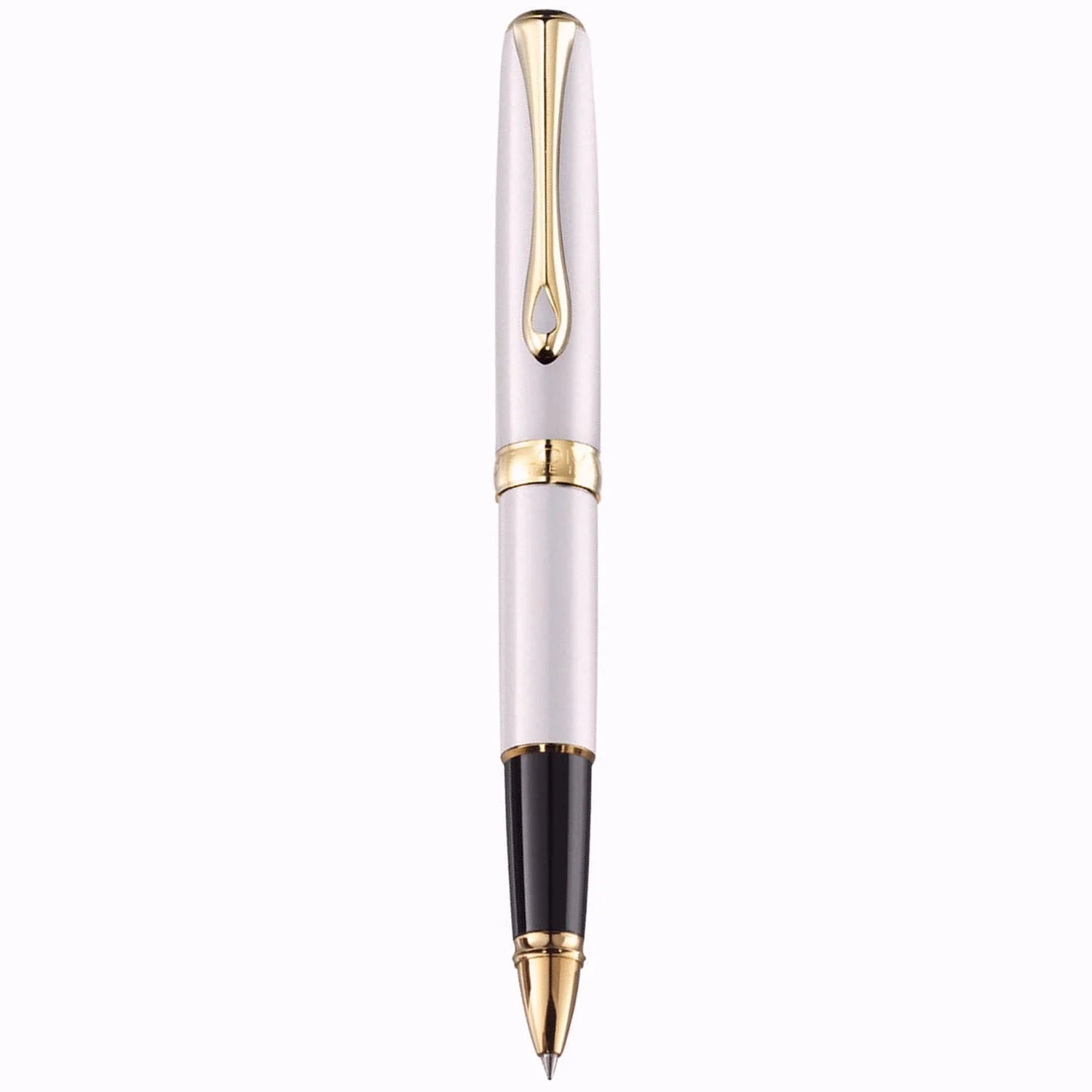 Stylo roller DIPLOMAT Excellence A2 - Pearl White Gold - 4009746015206