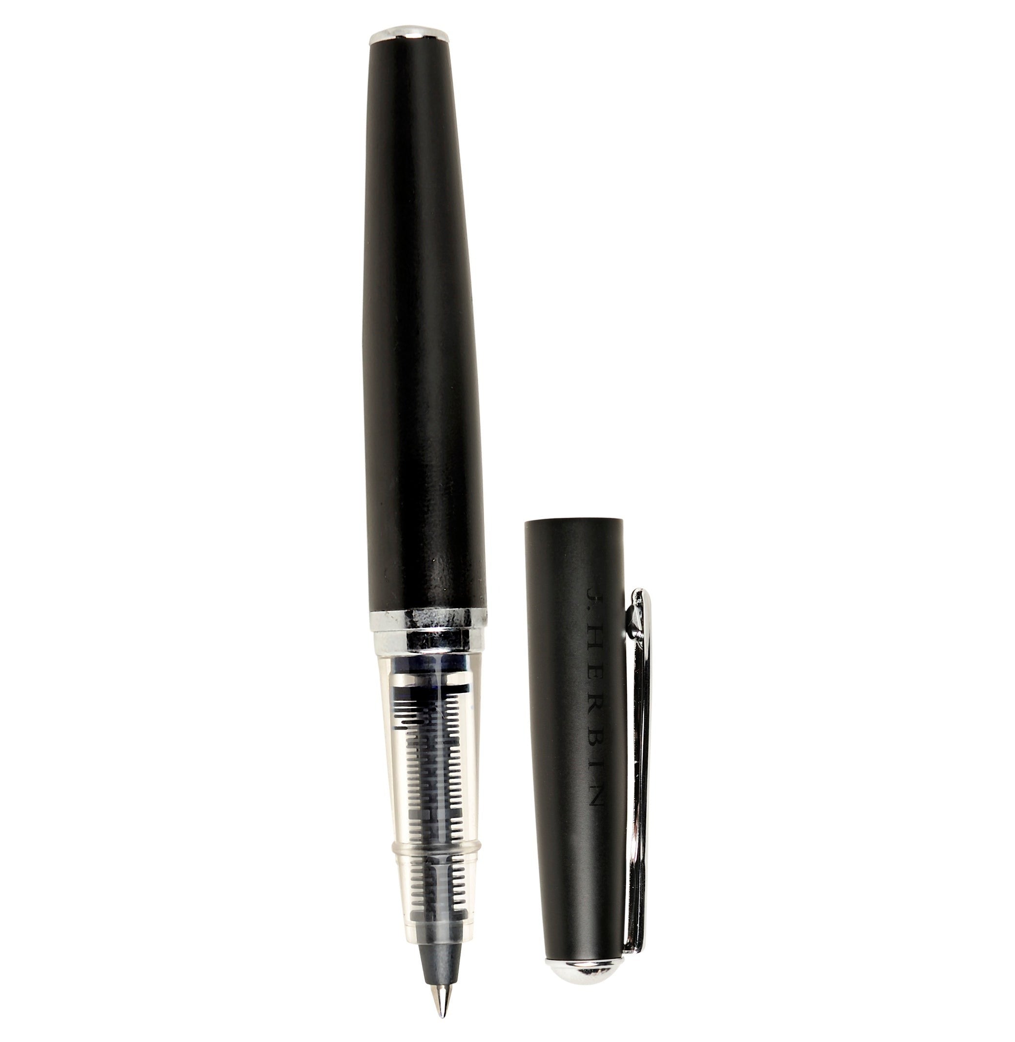 Stylo roller JACQUES HERBIN à cartouches - Noir - 3188550216007