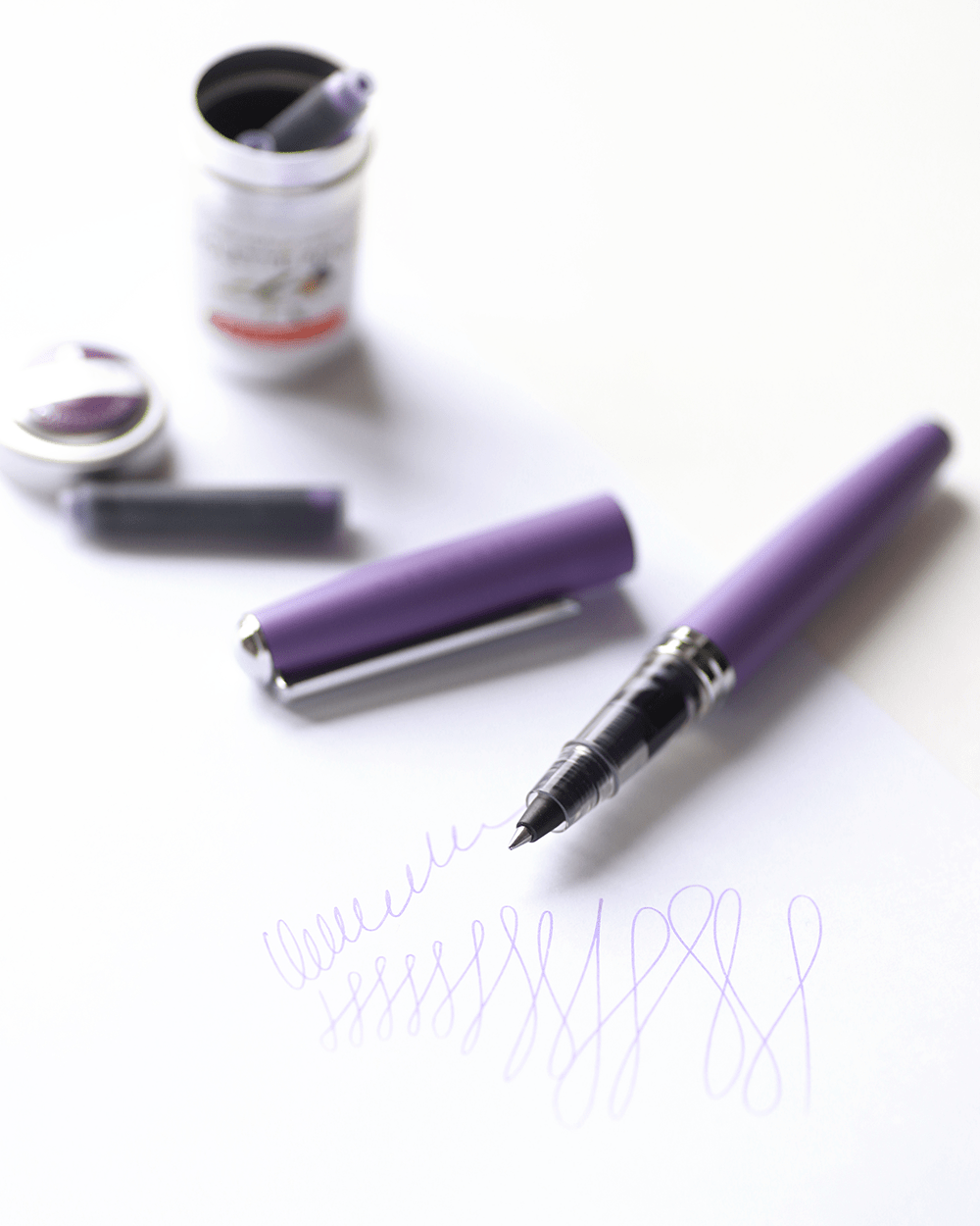 Stylo roller JACQUES HERBIN à cartouches - Violet - 3188550216779