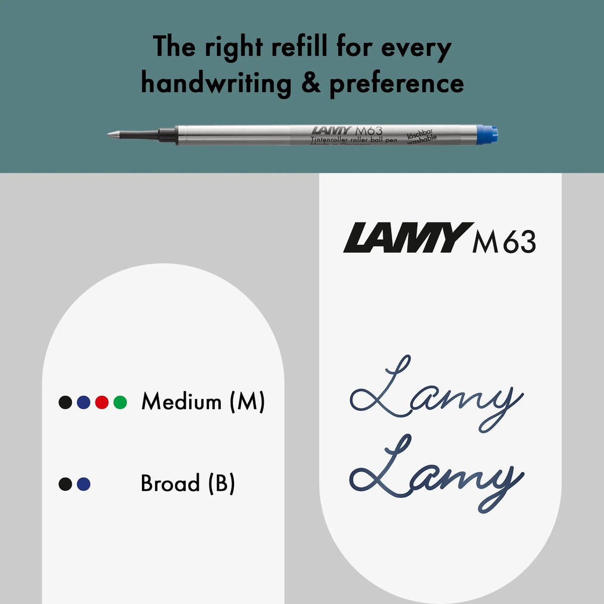 Stylo roller LAMY studio Édition Spéciale - Petrol - 