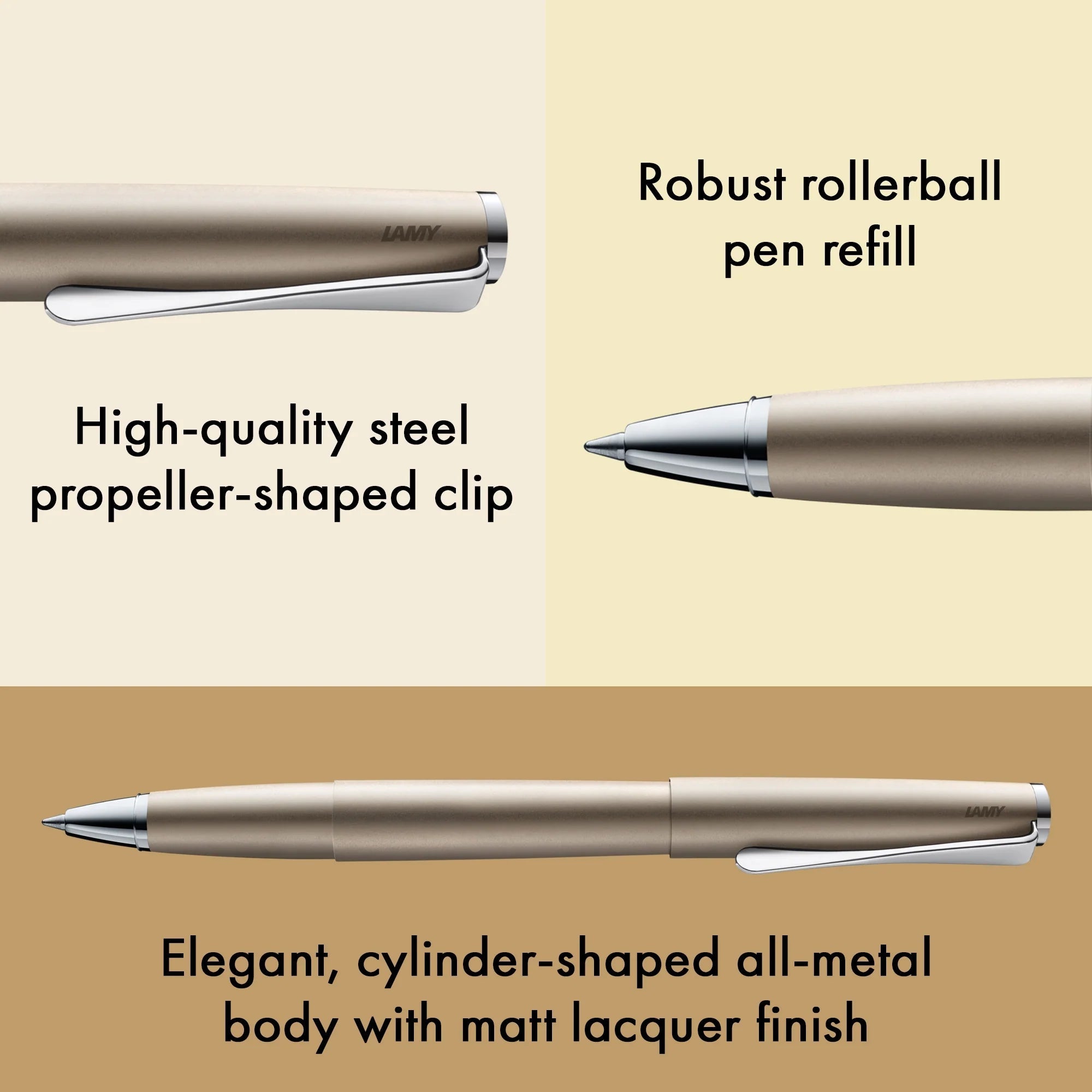 Stylo roller LAMY studio - Palladium - 4014519184904
