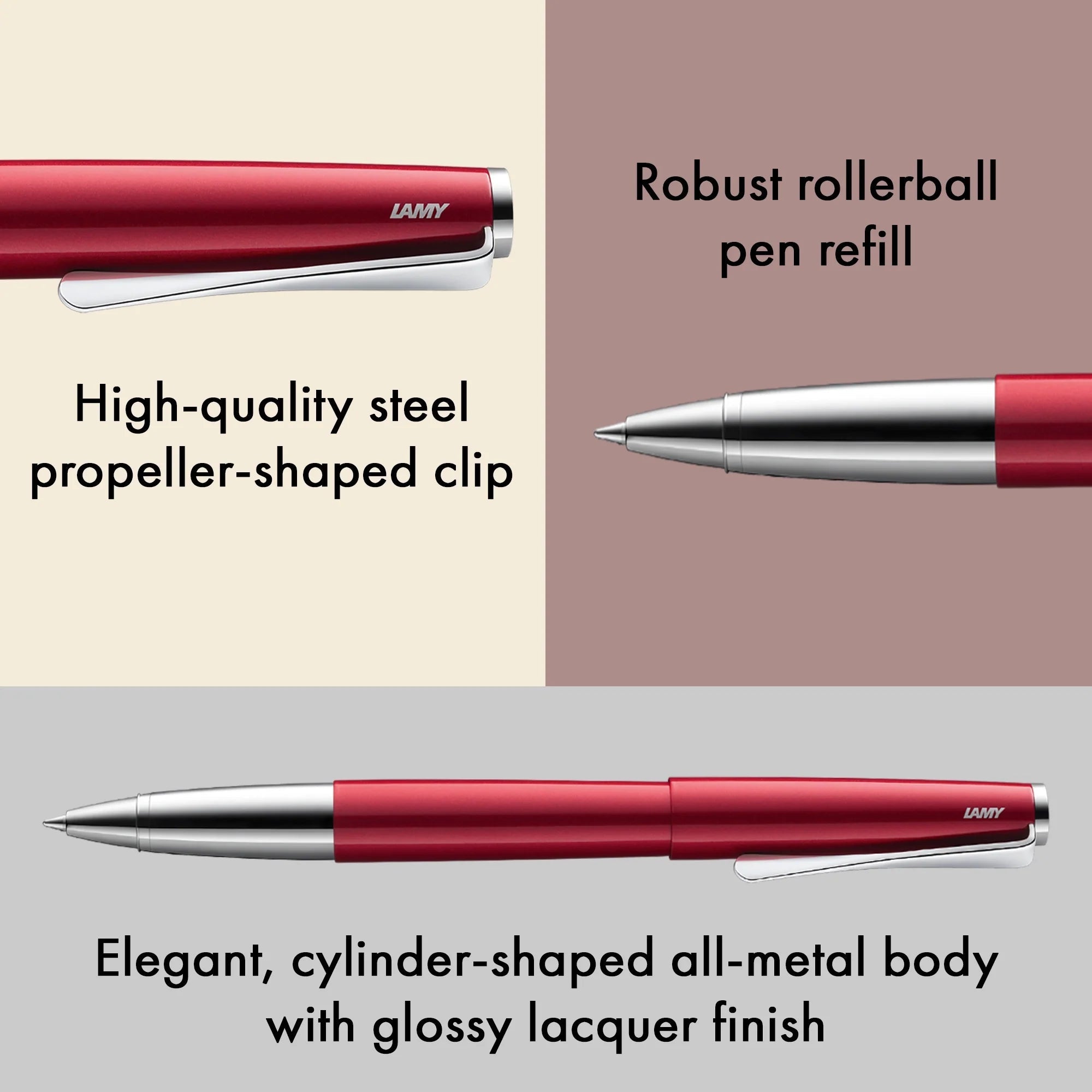 Stylo roller LAMY studio - Pianored - 4014519764298