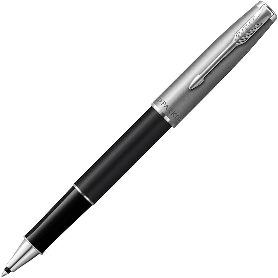 Stylo roller PARKER Sonnet Essentiel - Fine (F) - Noir - 