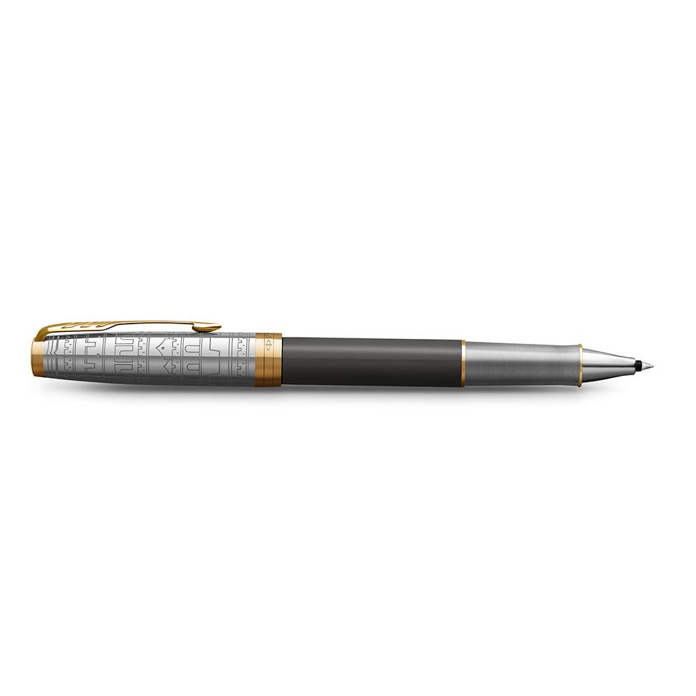 Stylo roller PARKER Sonnet Intrepid Journeys Ancient China Edition - Fine (F) - Vernis Gris - 