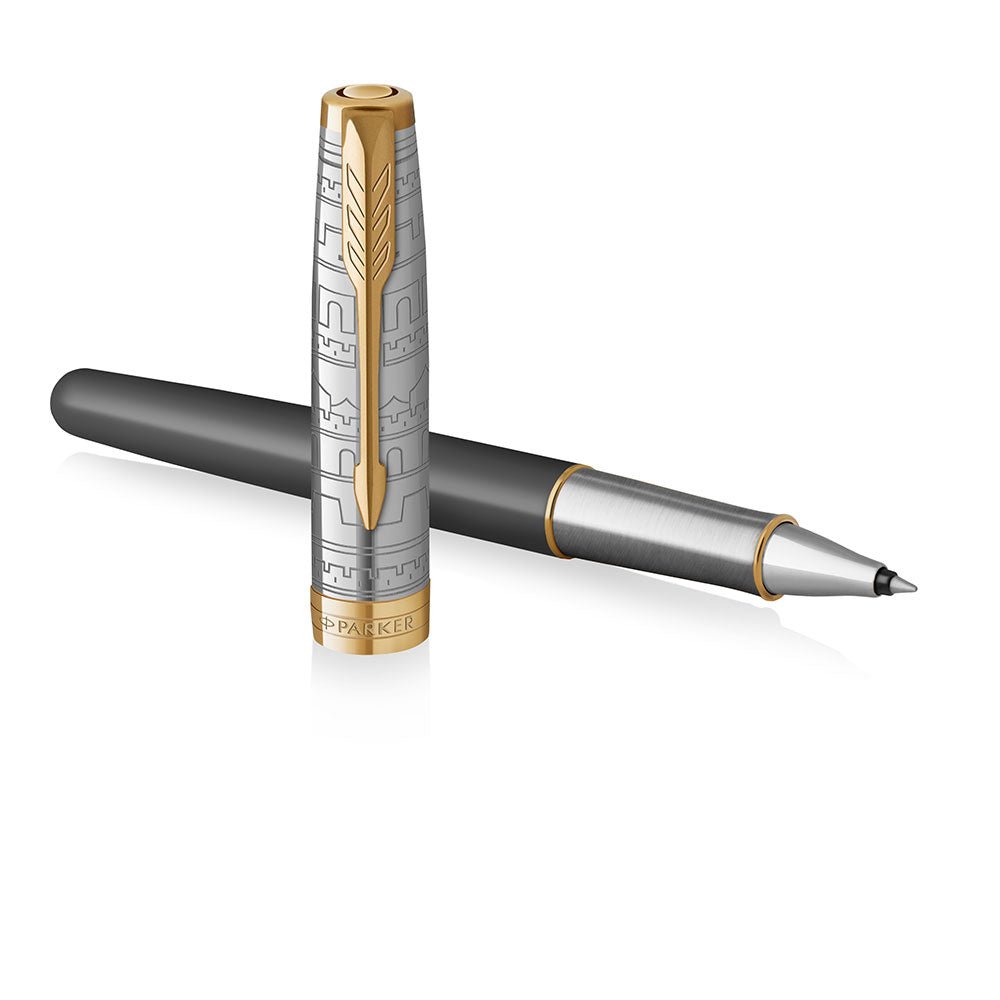 Stylo roller PARKER Sonnet Intrepid Journeys Ancient China Edition - Fine (F) - Vernis Gris - 