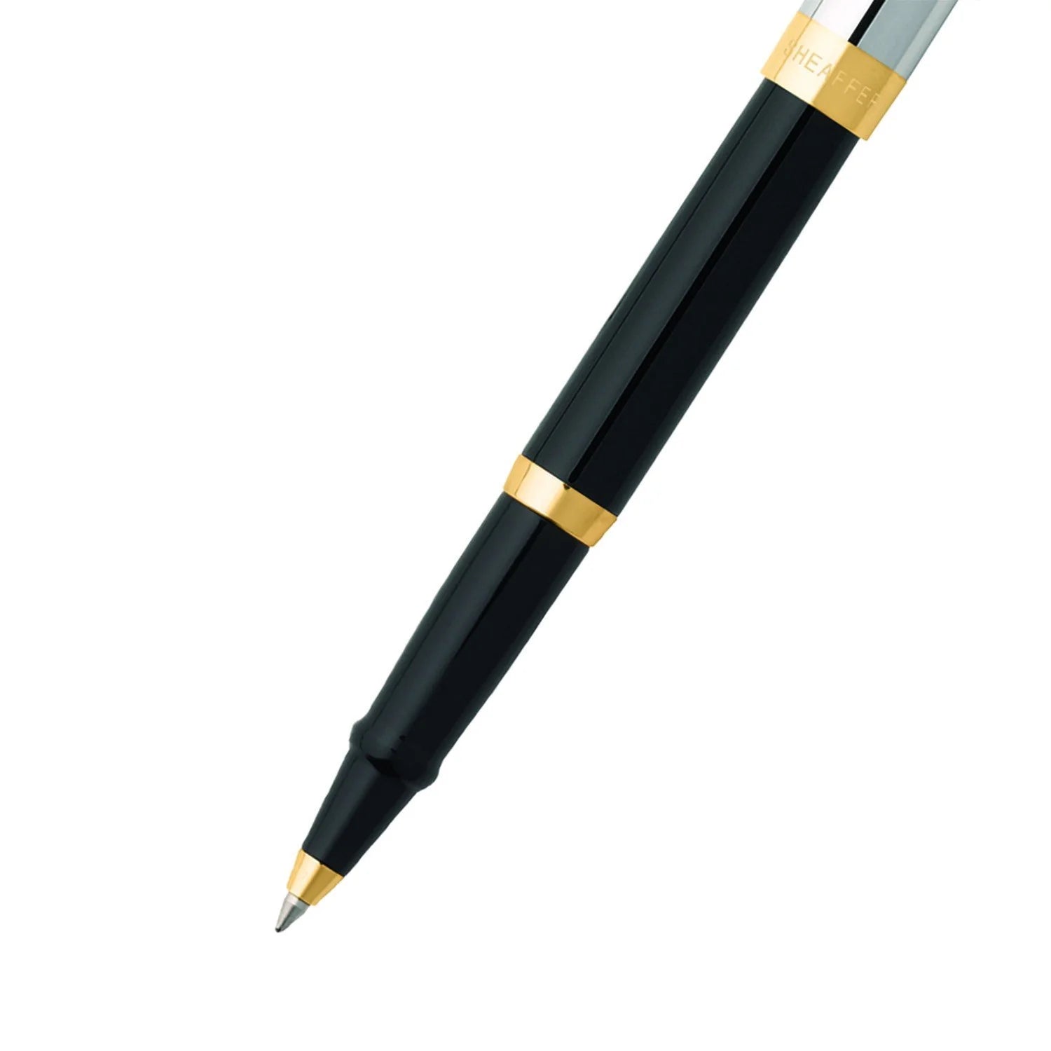 Stylo roller SHEAFFER Sagaris - Gloss Black & Chrome GT - 0074040179309