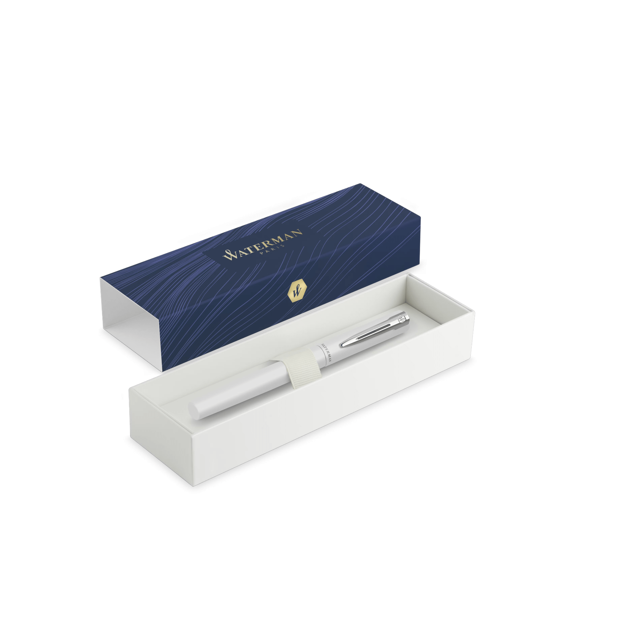 Stylo roller WATERMAN Allure de Paris - Blanc CT - 
