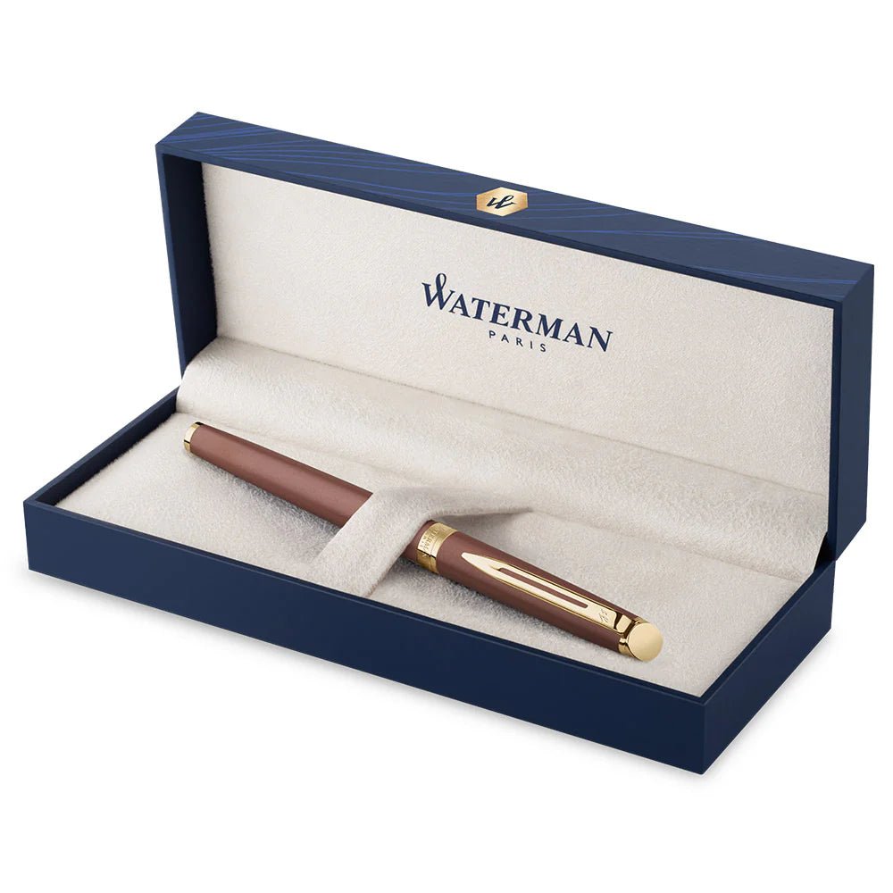 Stylo roller WATERMAN Hémisphère l'Édition Discrète - Rouge Cuivre Métallisé GT - 3026982179418