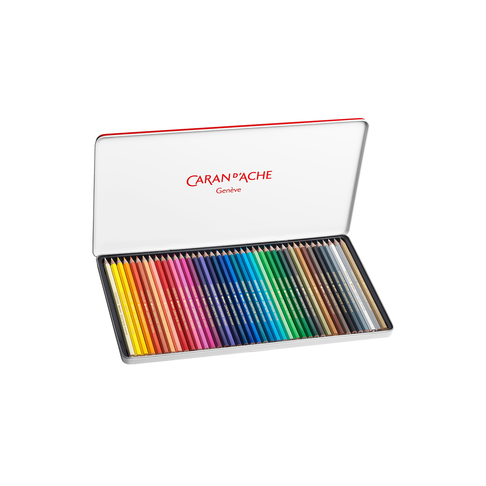 SWISSCOLOR Aquarellable - Boîte Métal 40 Couleurs - 