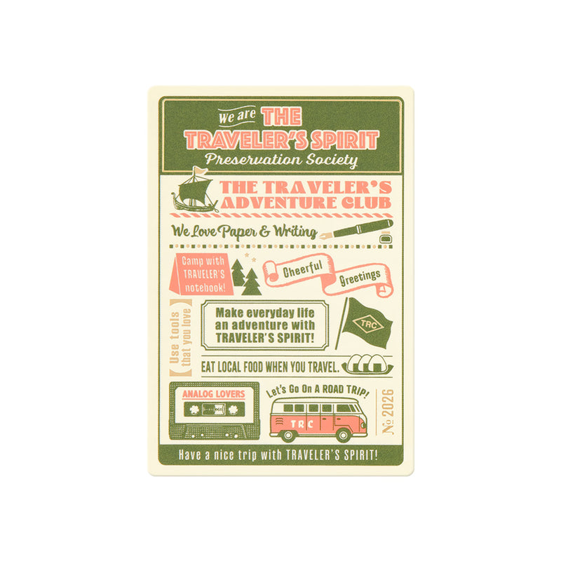 TRAVELER'S notebook - sous-main 2026 (passport size)