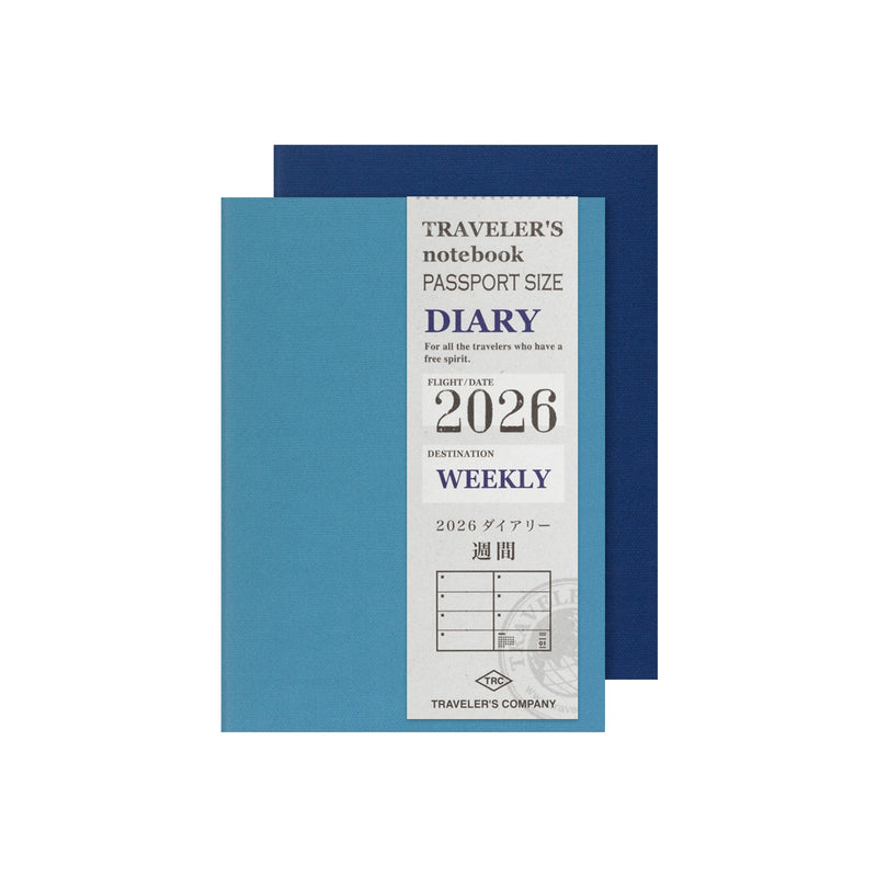 TRAVELER'S notebook - agenda semainier 2026 (passport size)