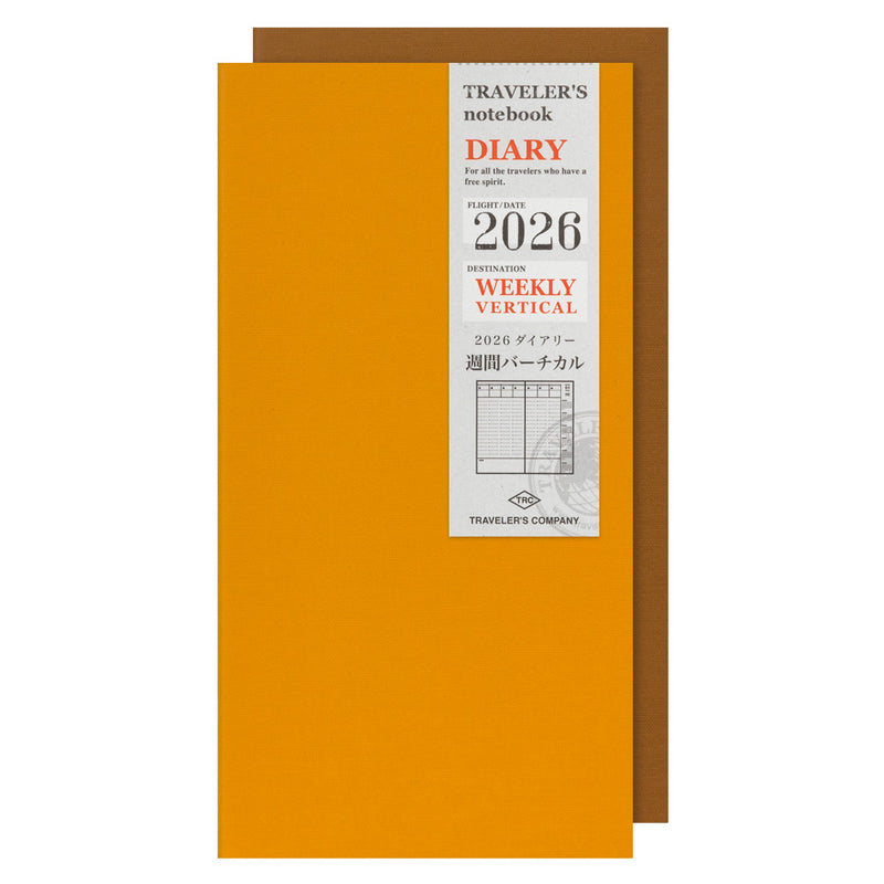 TRAVELER'S notebook - agenda semainier 2026 (regular size)