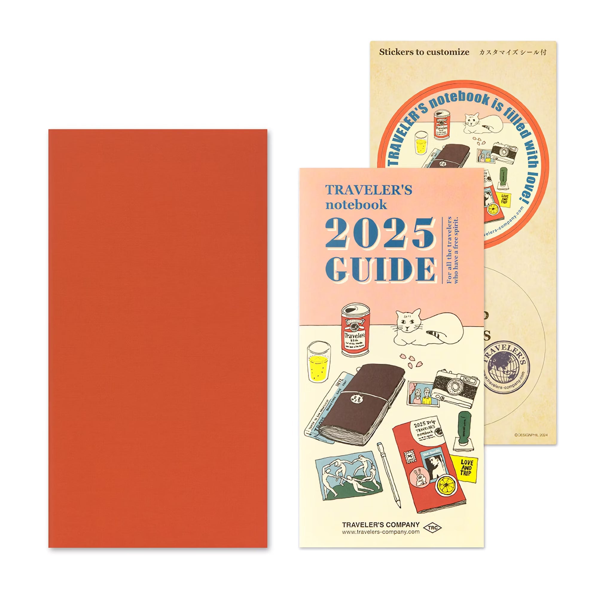 TRAVELER'S notebook - agenda mensuel 2025 (regular size) - TN Regular size - Mensuel - 