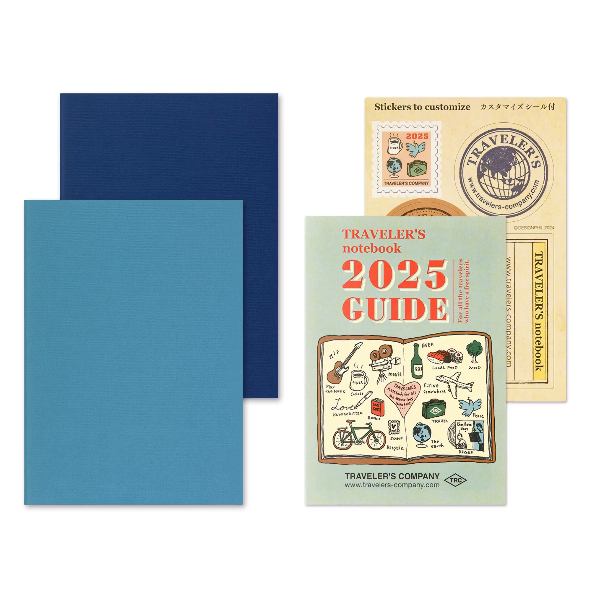 TRAVELER'S notebook - agenda semainier 2025 (passport size) - TN Passport size - 1 semaine sur 2 pages - 