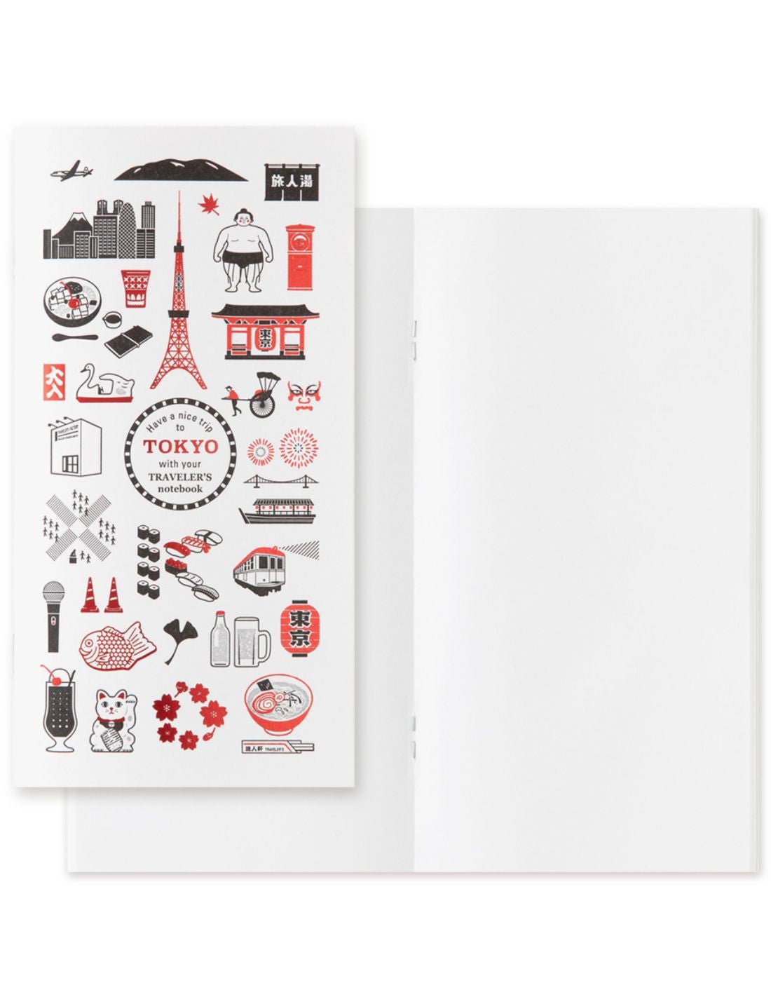 TRAVELER'S notebook - carnet pages blanches TOKYO EDITION - TN Regular size - Uni - 