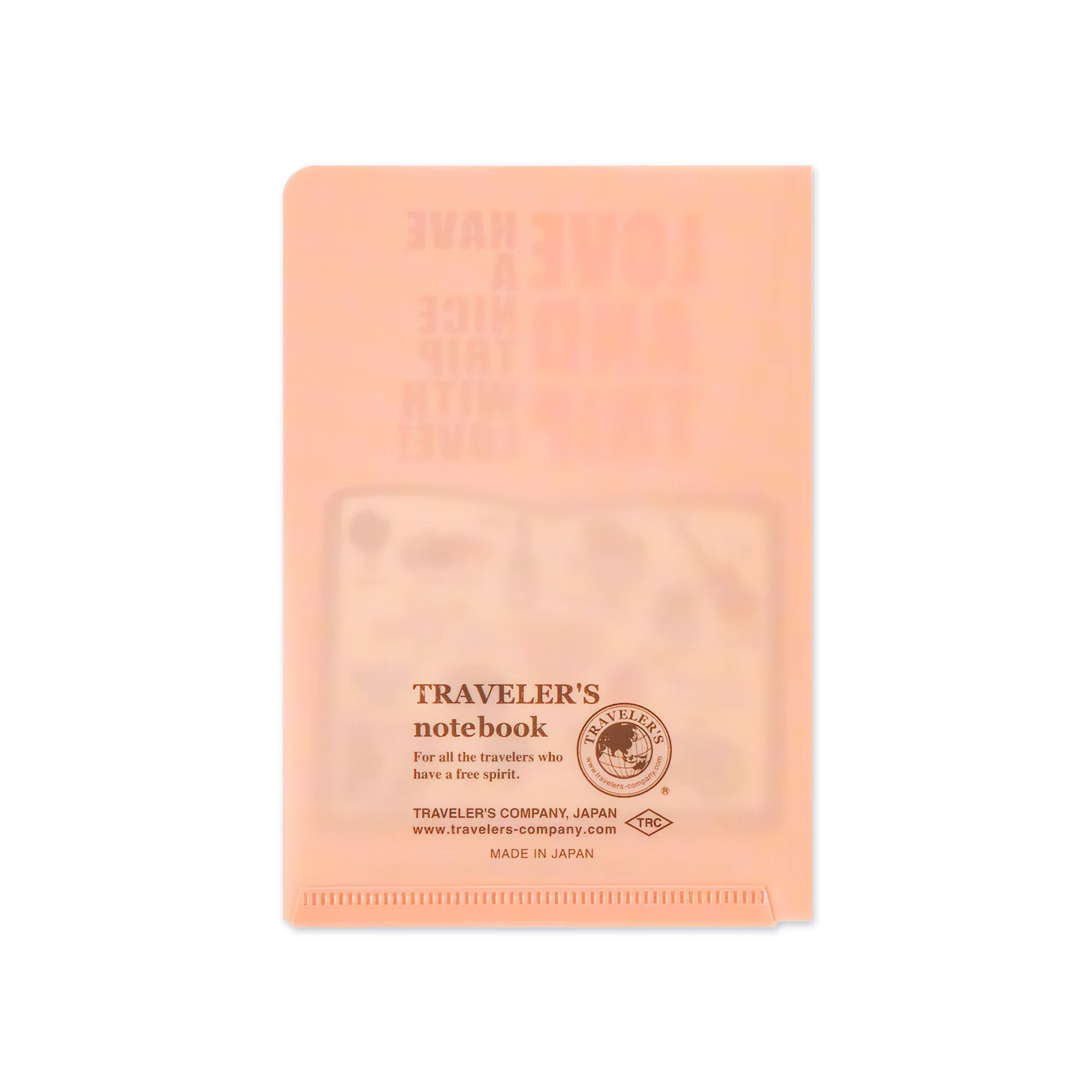 TRAVELER'S notebook - chemise transparente 2025 (passport size) - TN Passport size - 