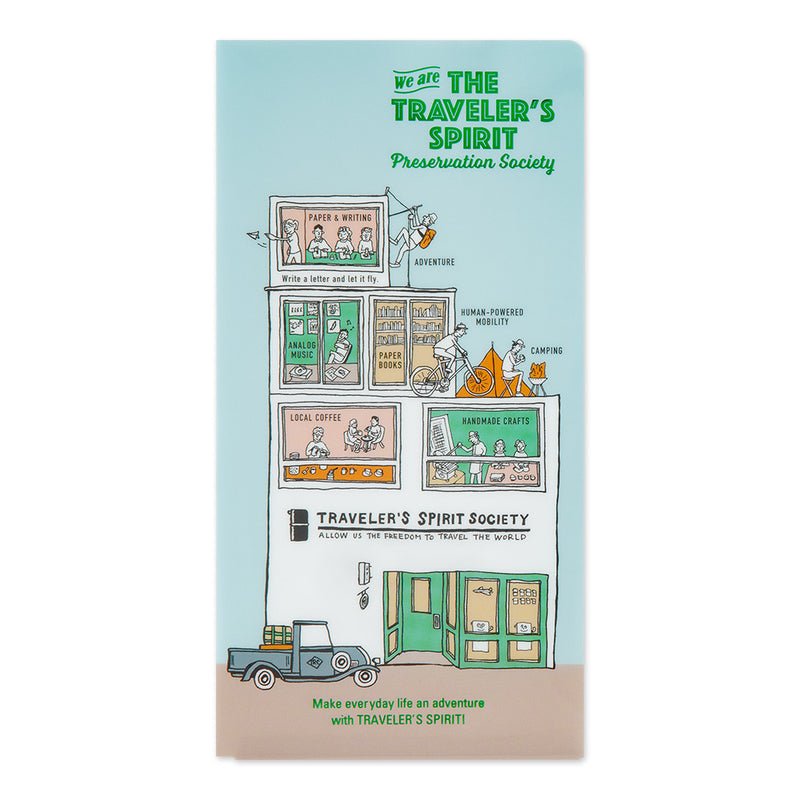 TRAVELER'S notebook - chemise transparente 2026 (regular size) - 