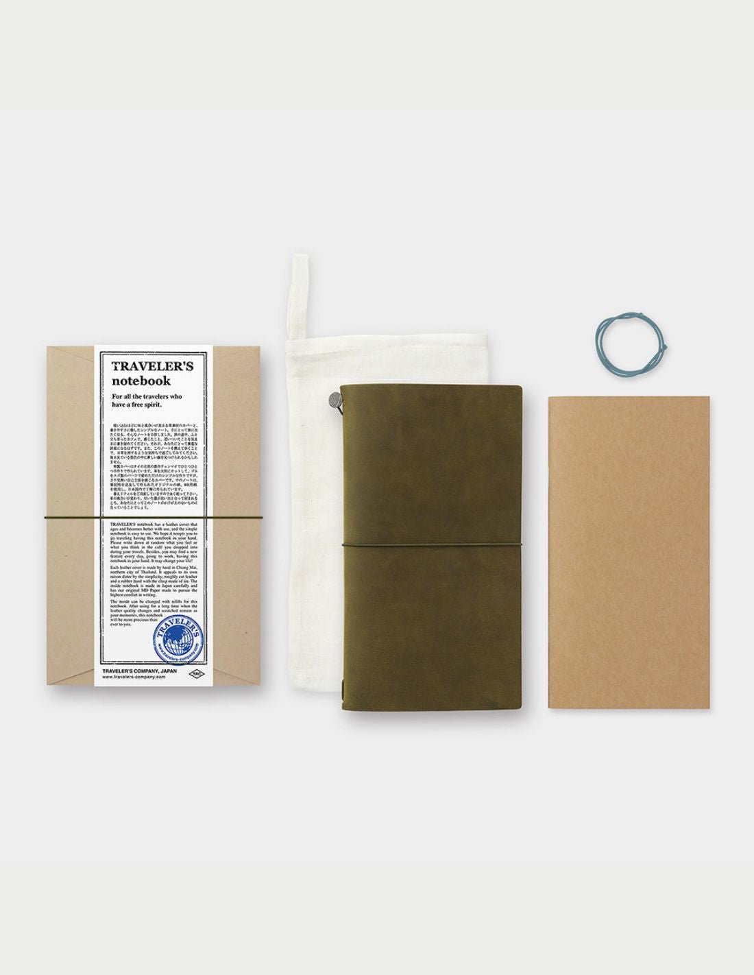 TRAVELER'S notebook - regular size - olive - 4902805153423