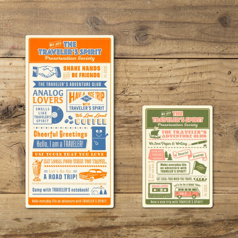 TRAVELER'S notebook - sous - main 2026 (passport size) - 