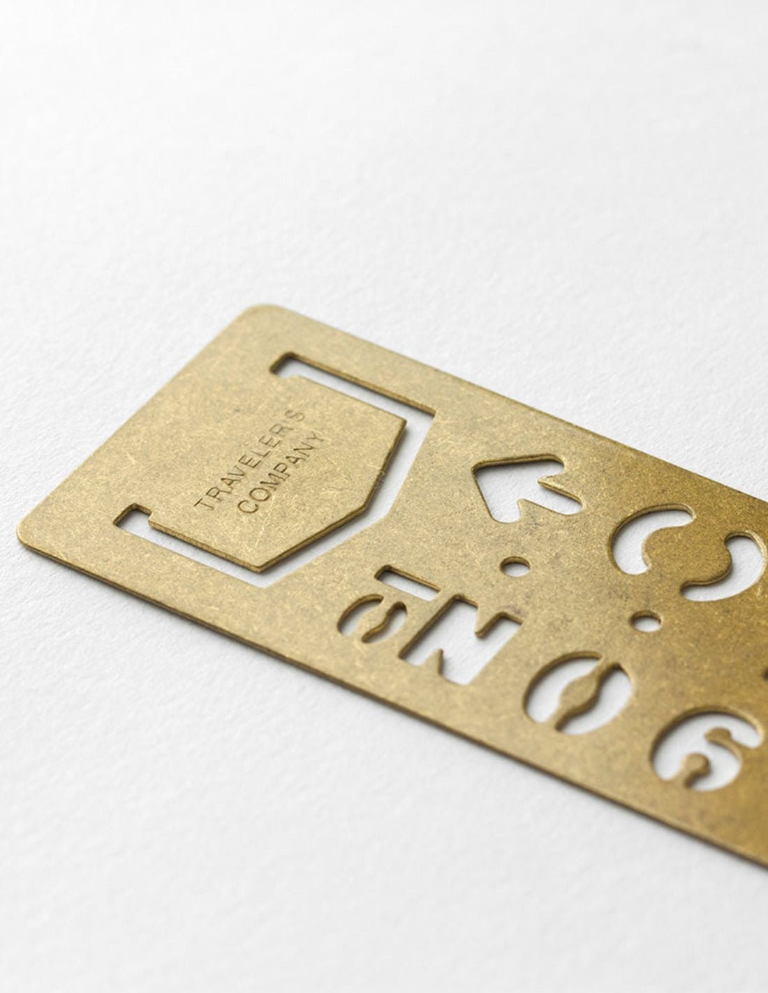 TRC BRASS - marque - page et pochoir (chiffres) en laiton - TN Passport size / TN Regular size - 4902805421683