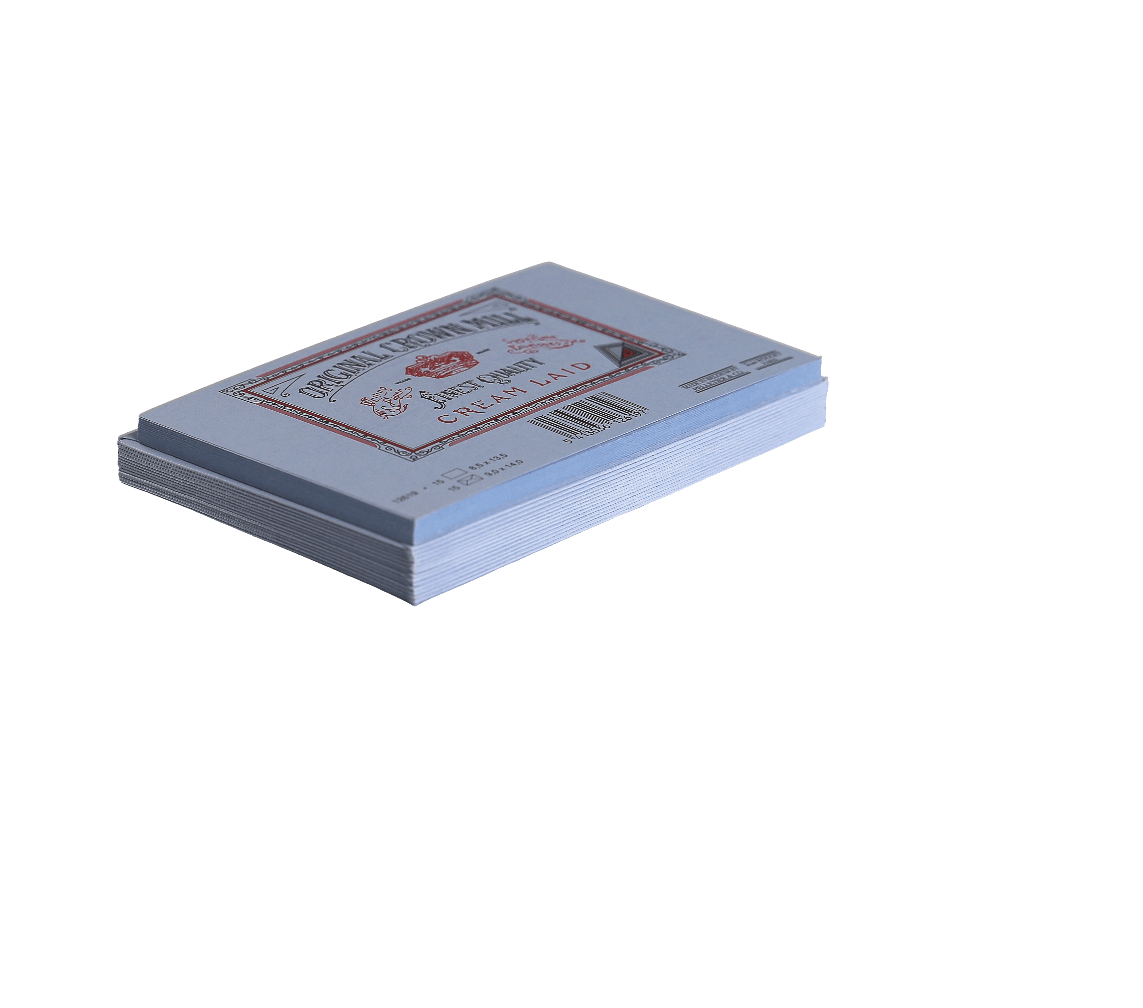 15 cartes et enveloppes Vergé format 9 x 14 cm - 8.5 x 13.5 cm | 9 x 14 cm - 280 g/m² - Bleu - 5413036126197