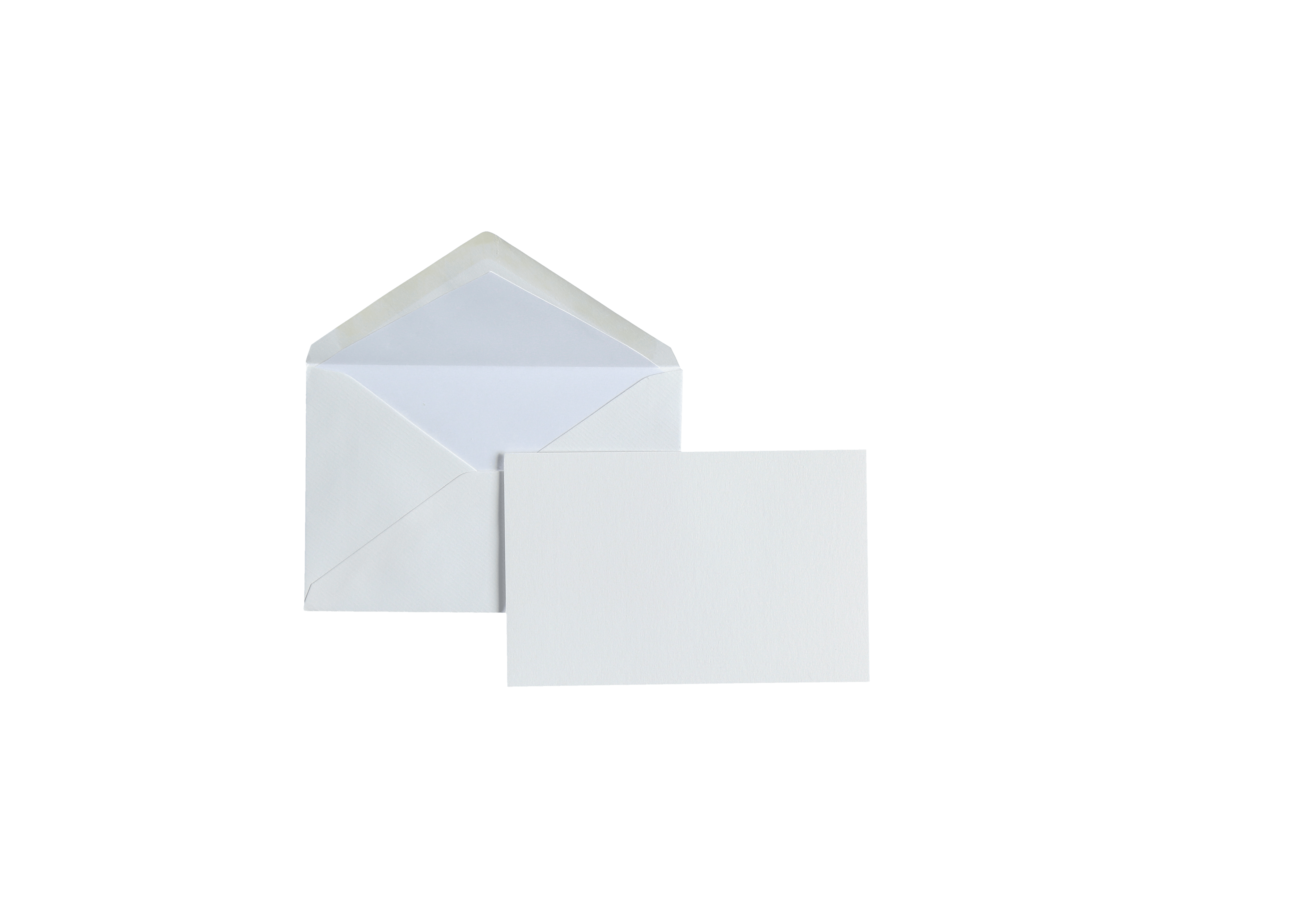15 cartes et enveloppes Vergé format 9,5 x 14,5 cm - 9 x 14 cm | 9.5 x 14.5 cm - 280 g/m² - Blanc - 5413036106205