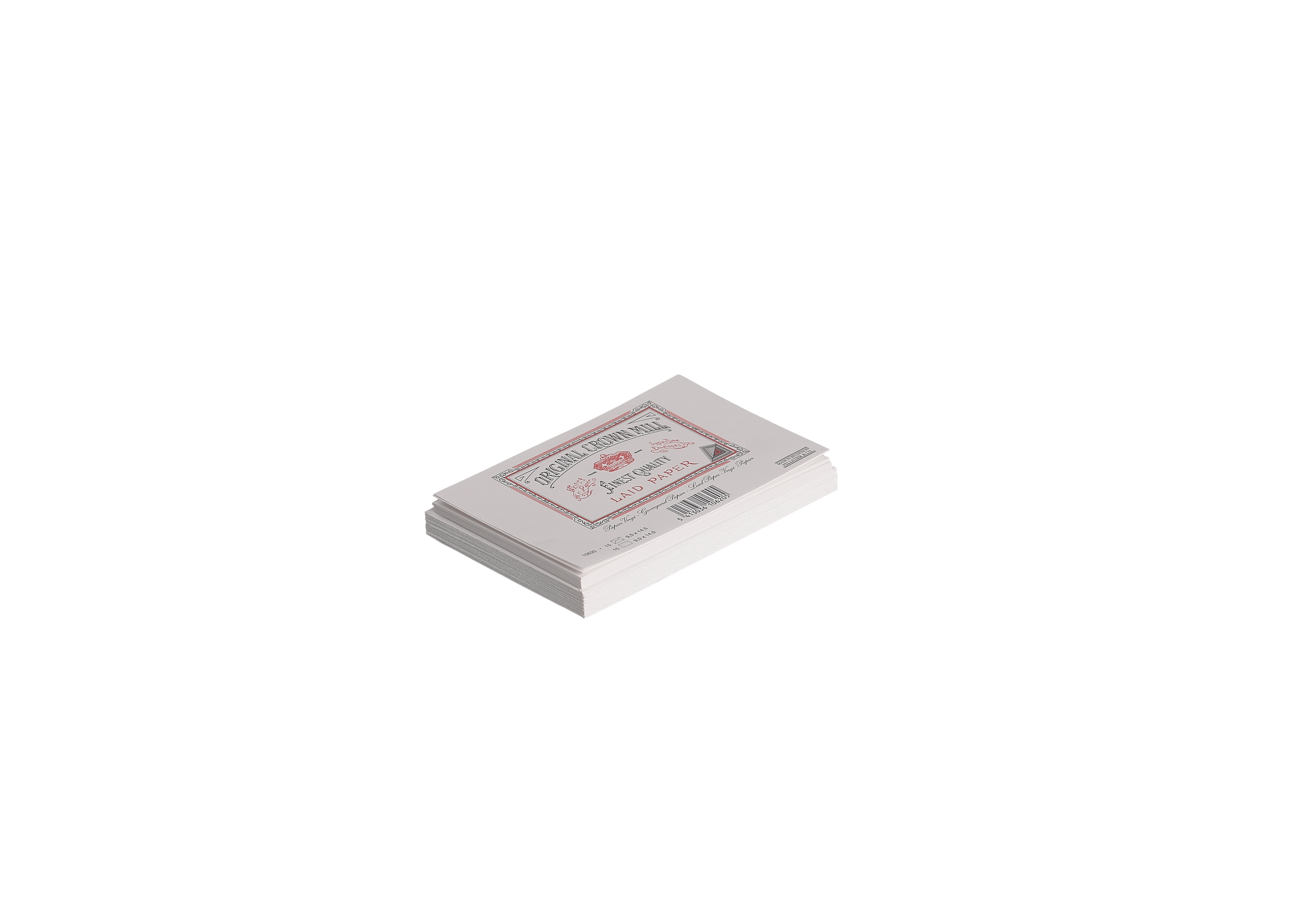 15 cartes et enveloppes Vergé format 9,5 x 14,5 cm - 9 x 14 cm | 9.5 x 14.5 cm - 280 g/m² - Blanc - 5413036106205