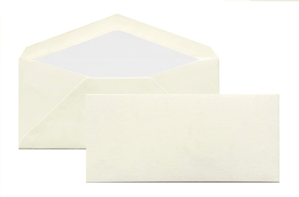 15 cartes et enveloppes Vergé format DL - 10.5 x 21 cm | 11 x 22.5 cm - 280 g/m² - Crème - 5413036136684