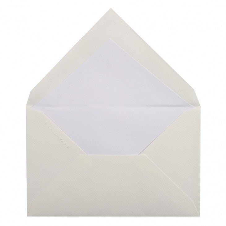 20 enveloppes Vergé de France format Visite - 90 x 140 cm - 100 g/m² - Blanc - 3140290244009