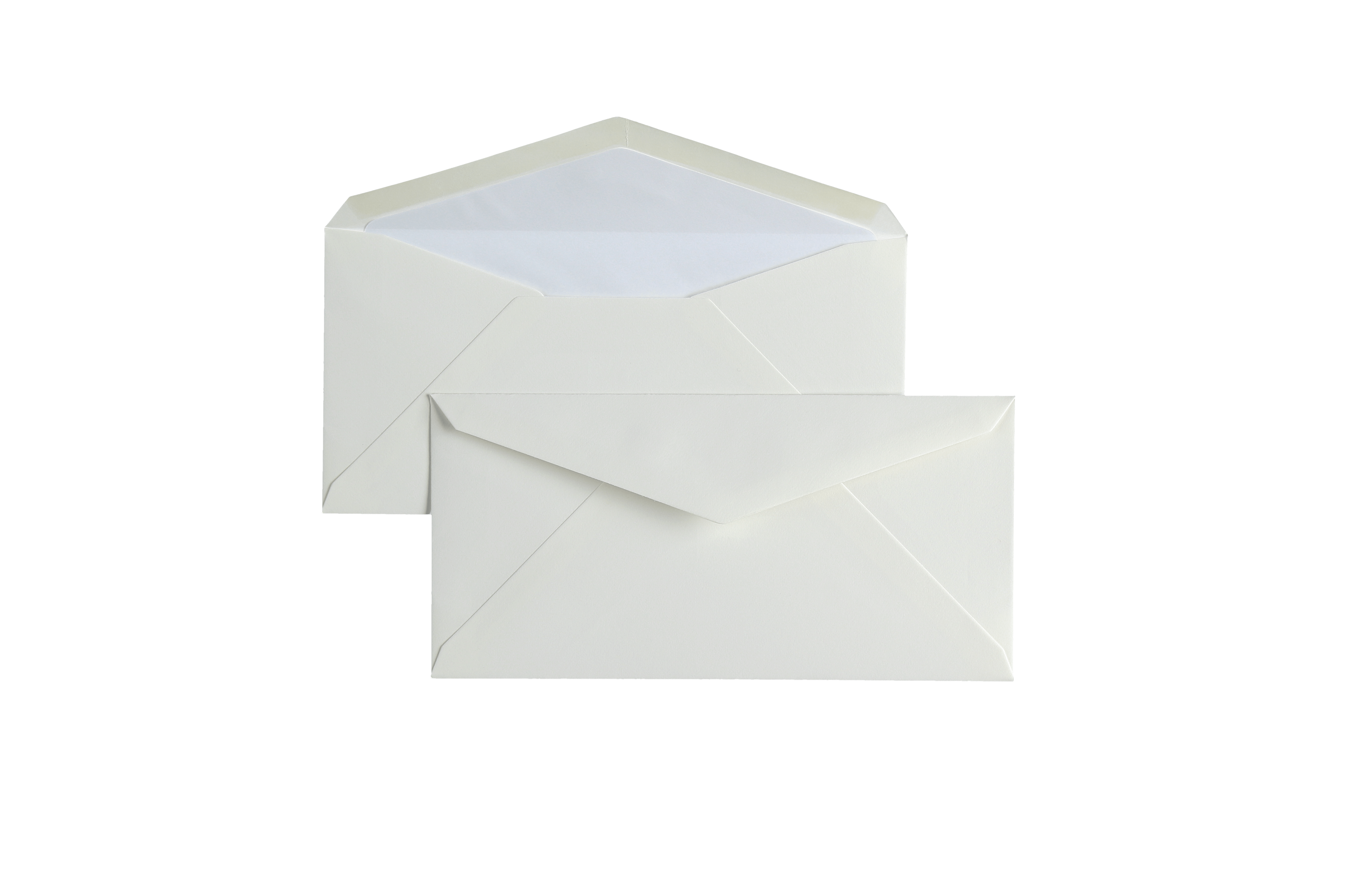 25 enveloppes Pur Coton format DL - 11 x 22.5 cm - 120 g/m² - Crème - 5413036404615