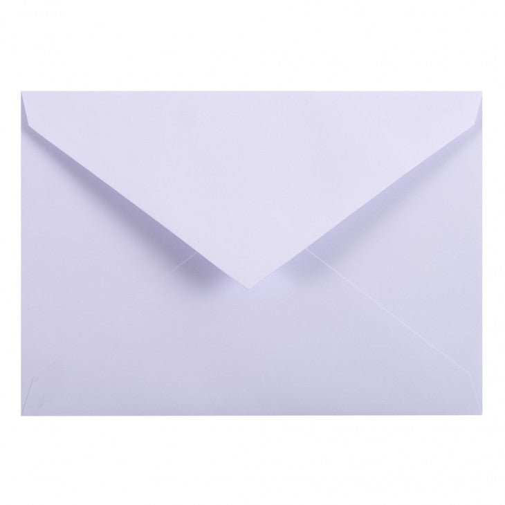 25 enveloppes Vélin de France format DIPLOMA - 13.1 x 19 cm - 120 g/m² - Extra-blanc - 3140290191013