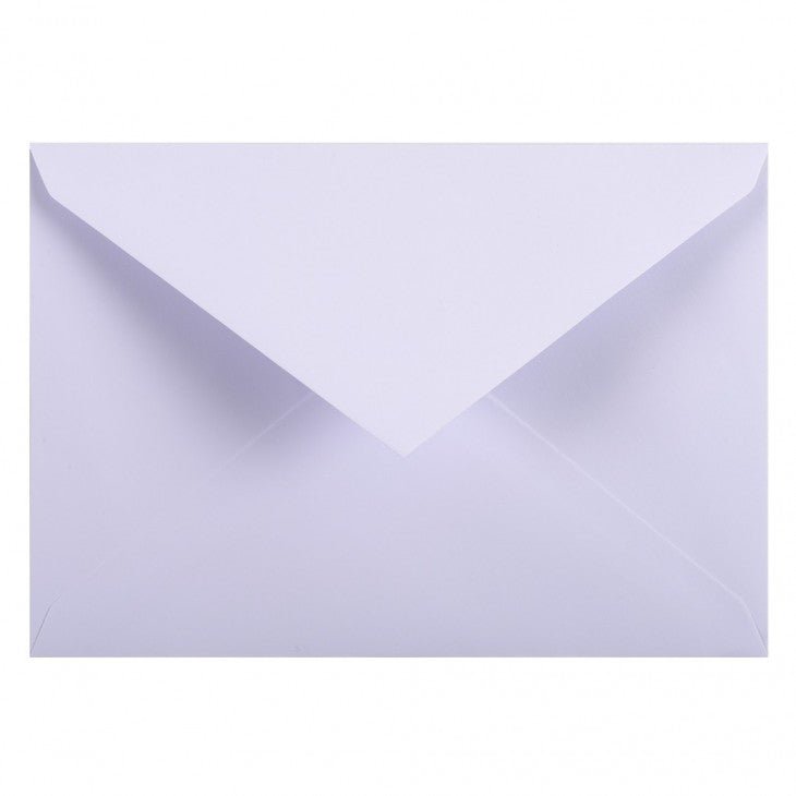 25 enveloppes Vélin de France format DIPLOMA - 16.2 x 22.9 cm - 120 g/m² - Extra-blanc - 3140290196018