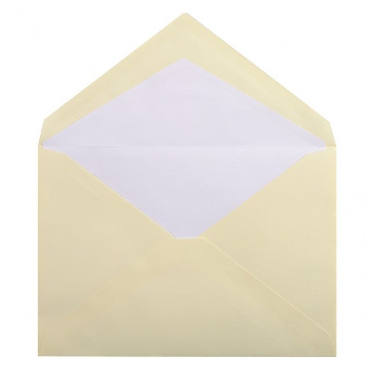25 enveloppes Vergé de France format C5 - 16.2 x 22.9 cm - 100 g/m² - Ivoire - 3140290208162