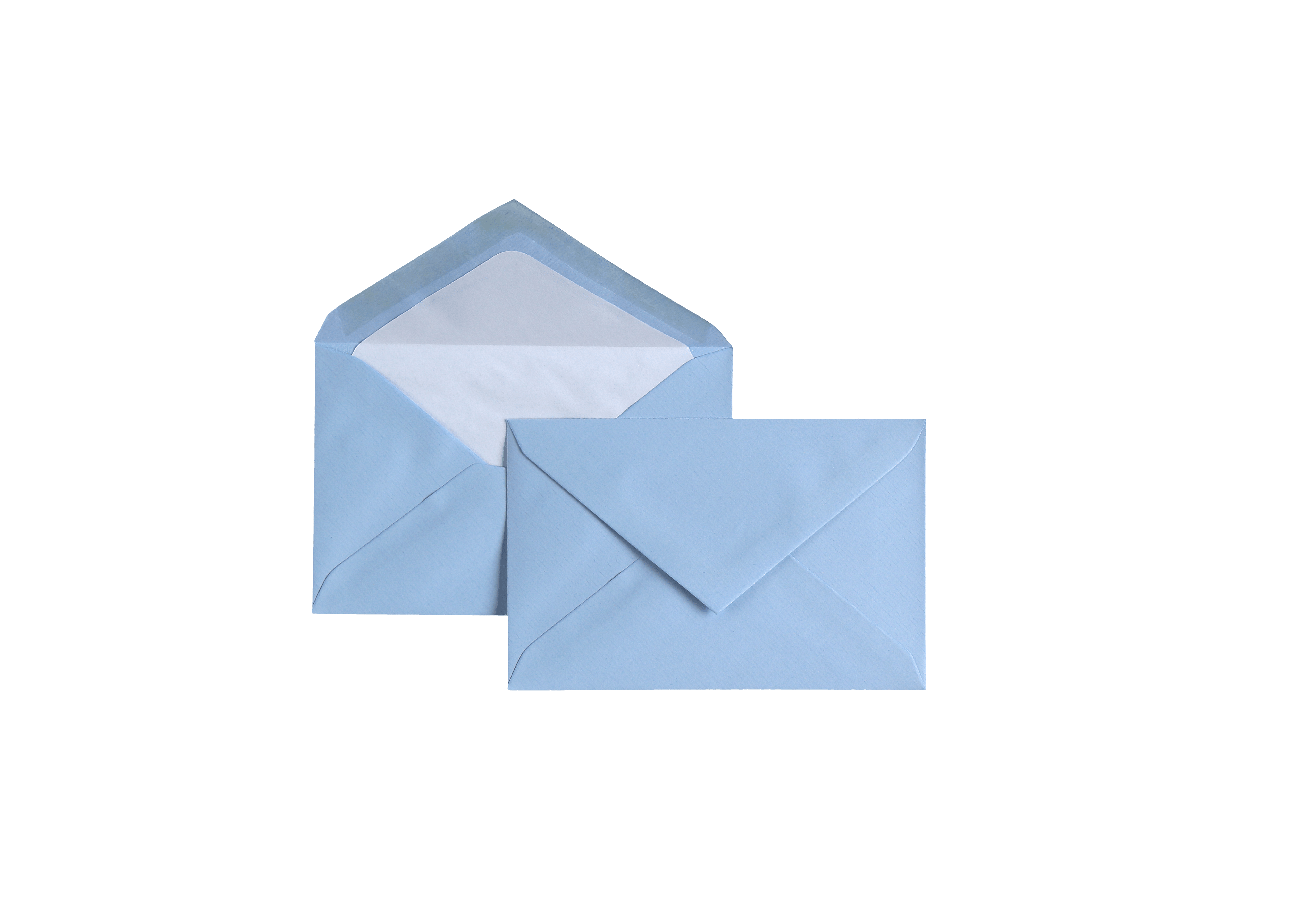 25 enveloppes Vergé format 9 x 14 cm - 9 x 14 cm - 100 g/m² - Bleu - 5413036124216