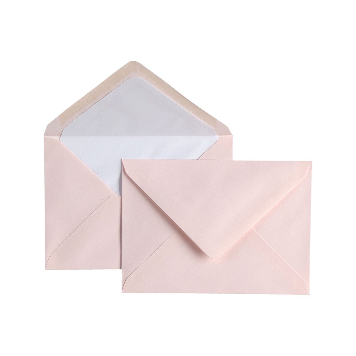 25 enveloppes Vergé format C6 - 11.4 x 16.2 cm - 100 g/m² - Rose - 5413036174365