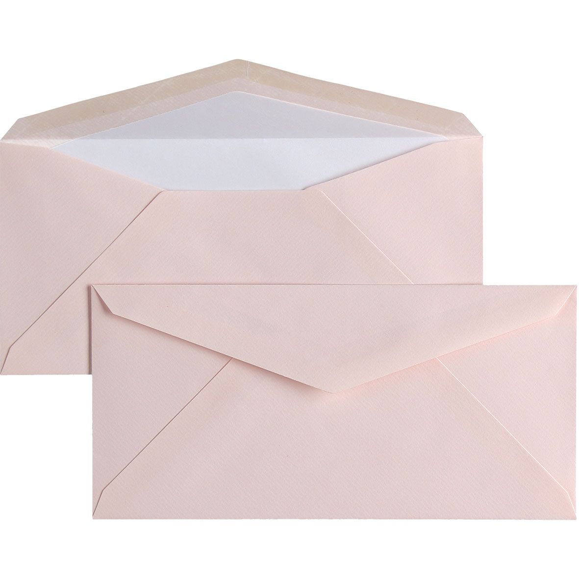 25 enveloppes Vergé format DL - 11 x 22.5 cm - 100 g/m² - Blanc - 5413036104614